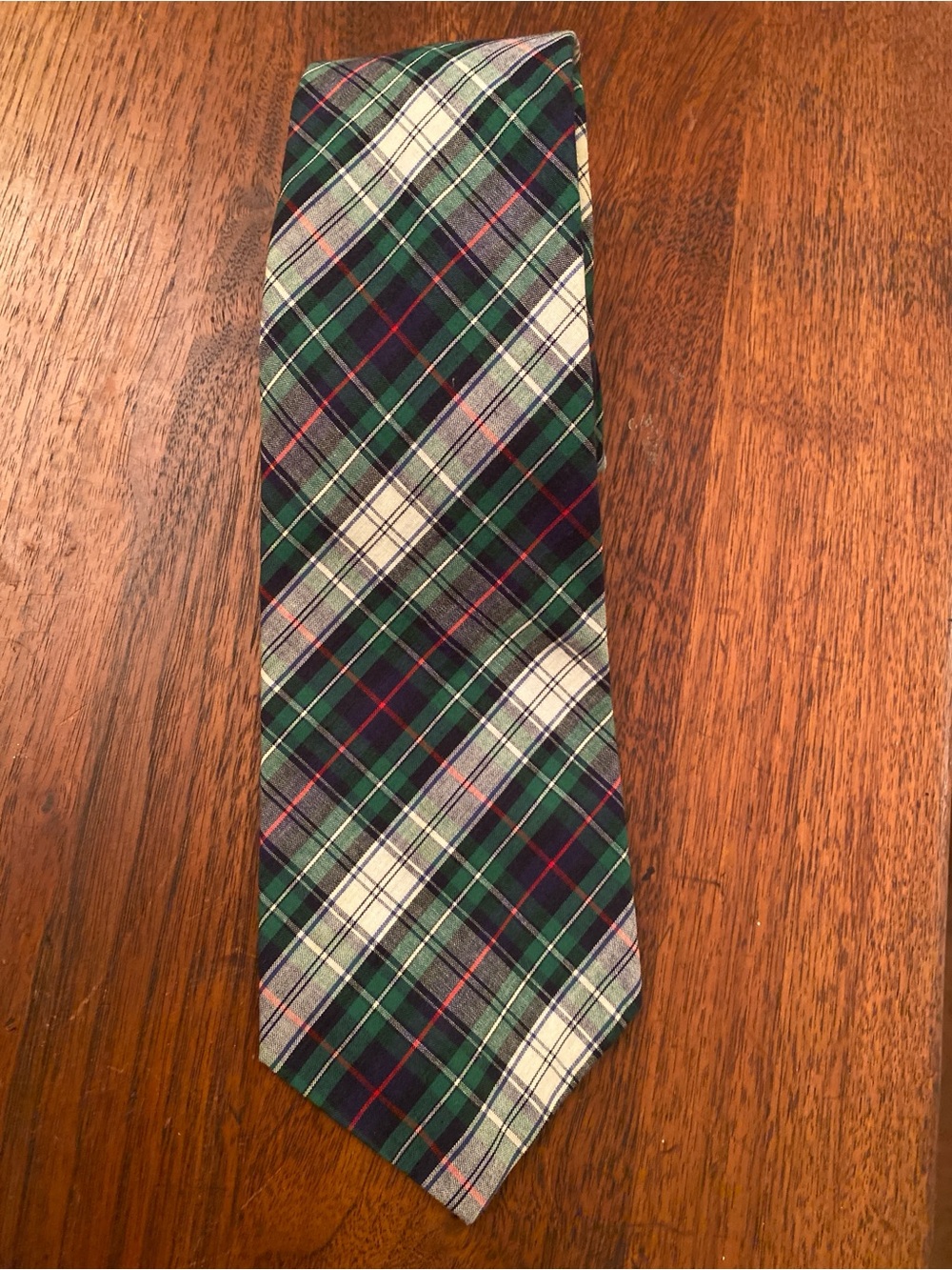 Vintage American eagle  Plaid Men's Tie - Classic Tartan Style